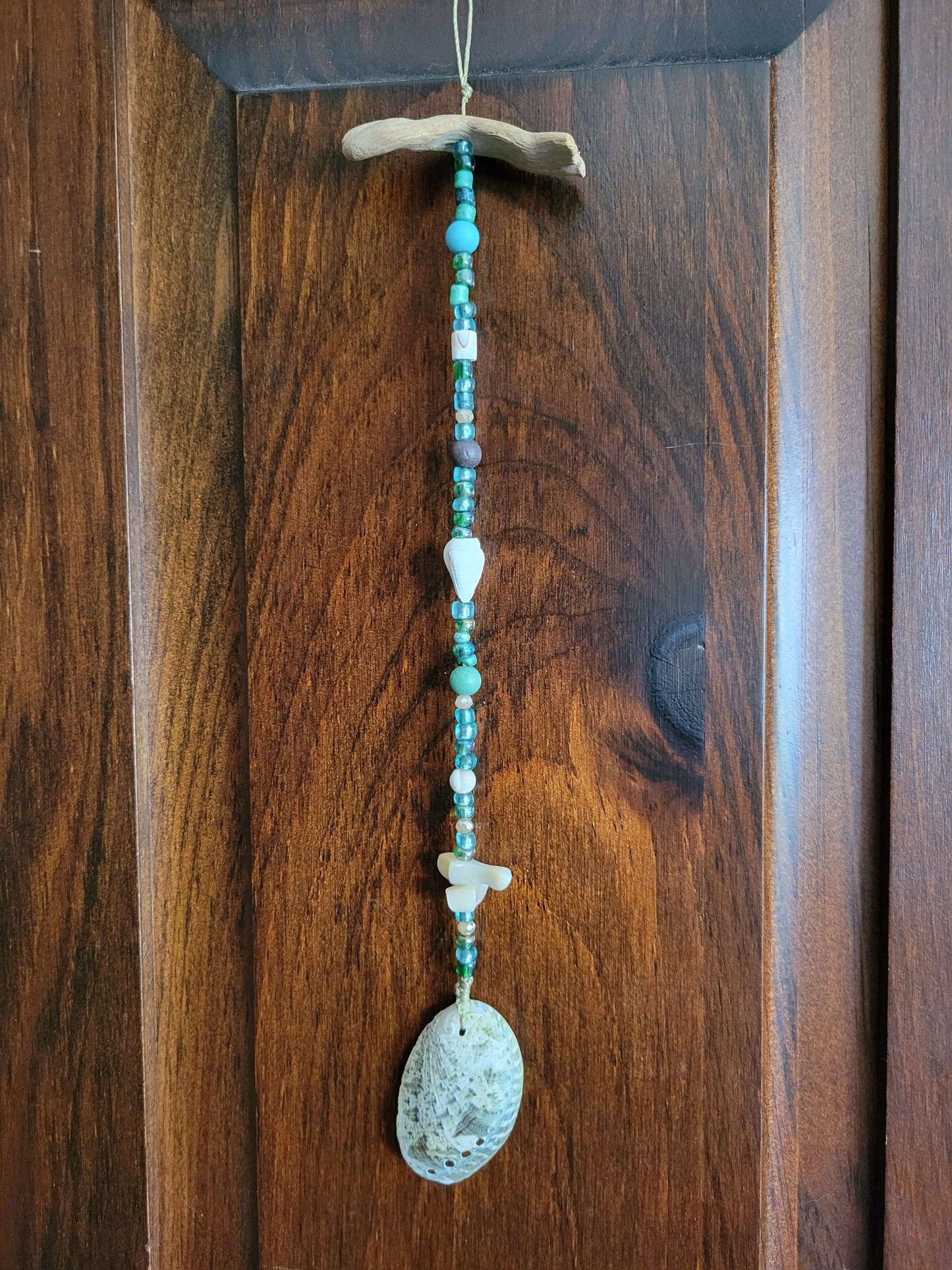 Beaded Shell Decor - Abalone