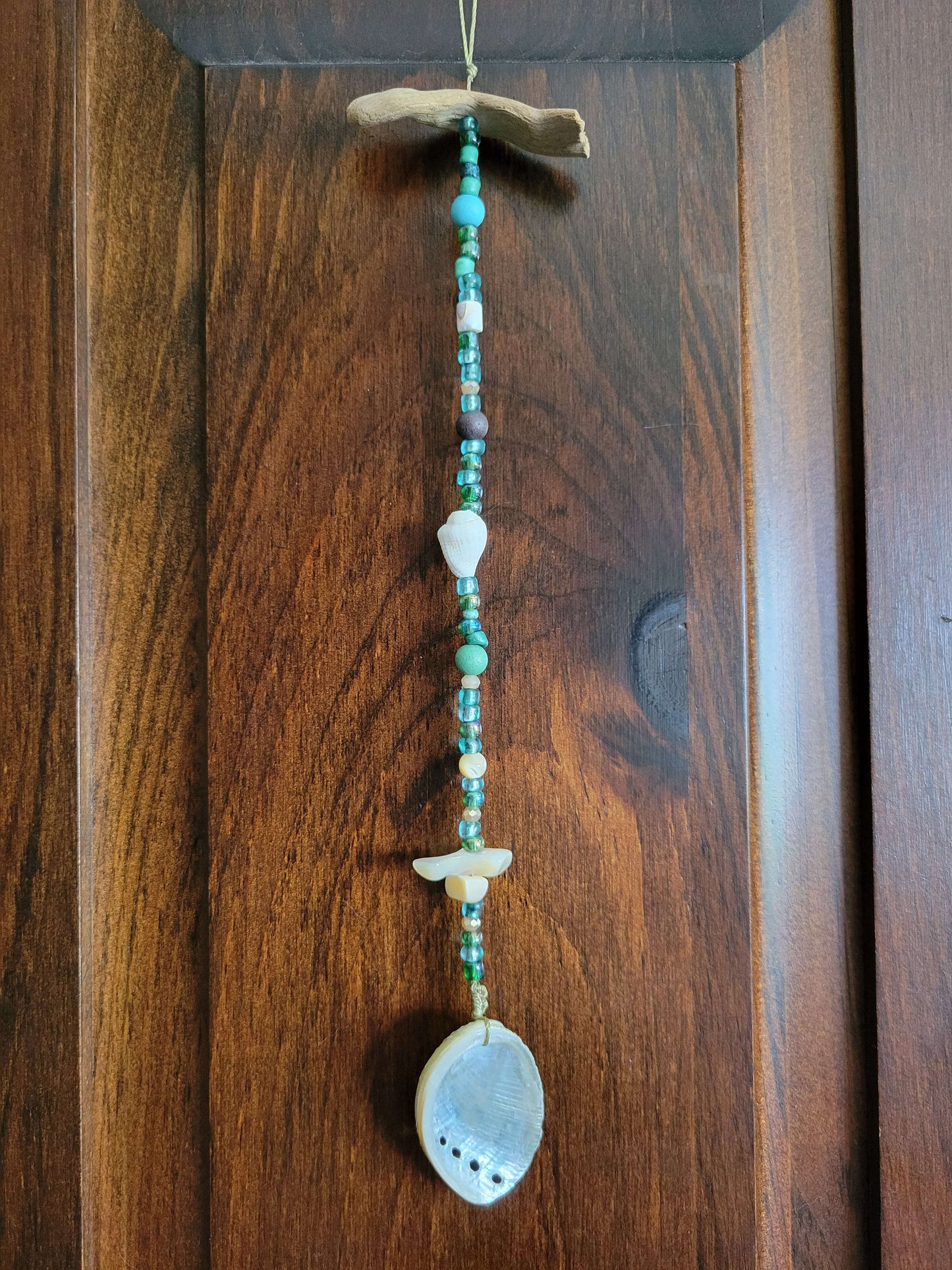 Beaded Shell Decor - Abalone