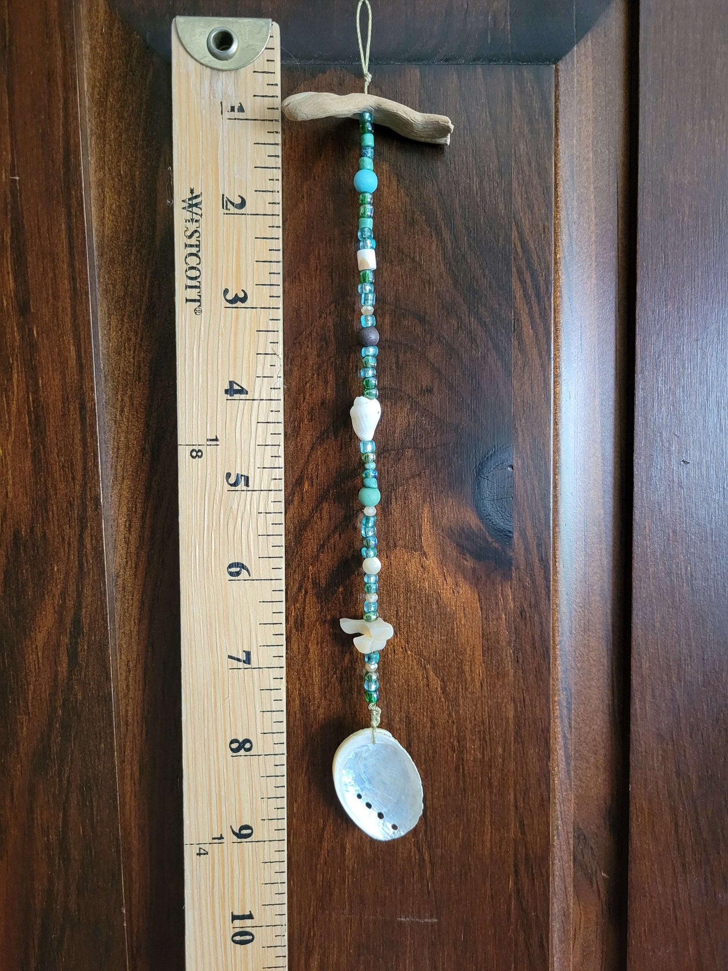 Beaded Shell Decor - Abalone