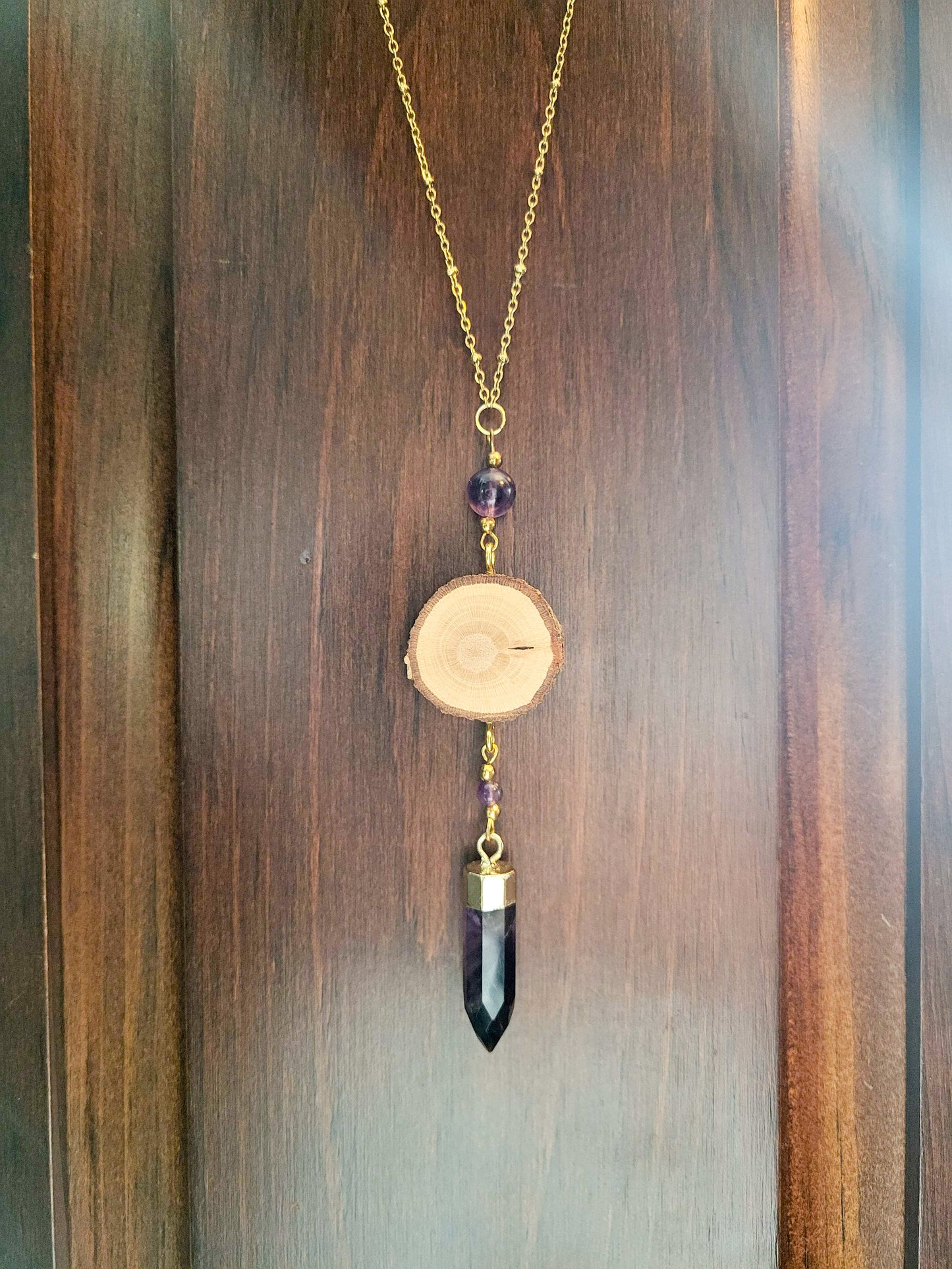 Knock On Wood Necklace