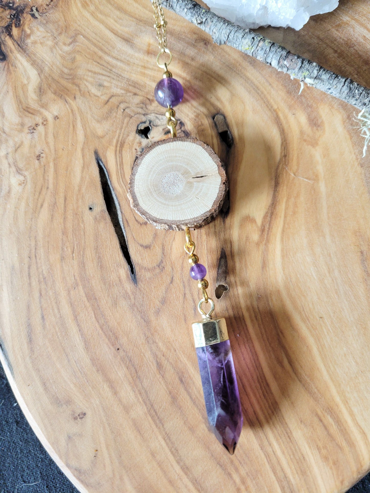 Knock On Wood Necklace
