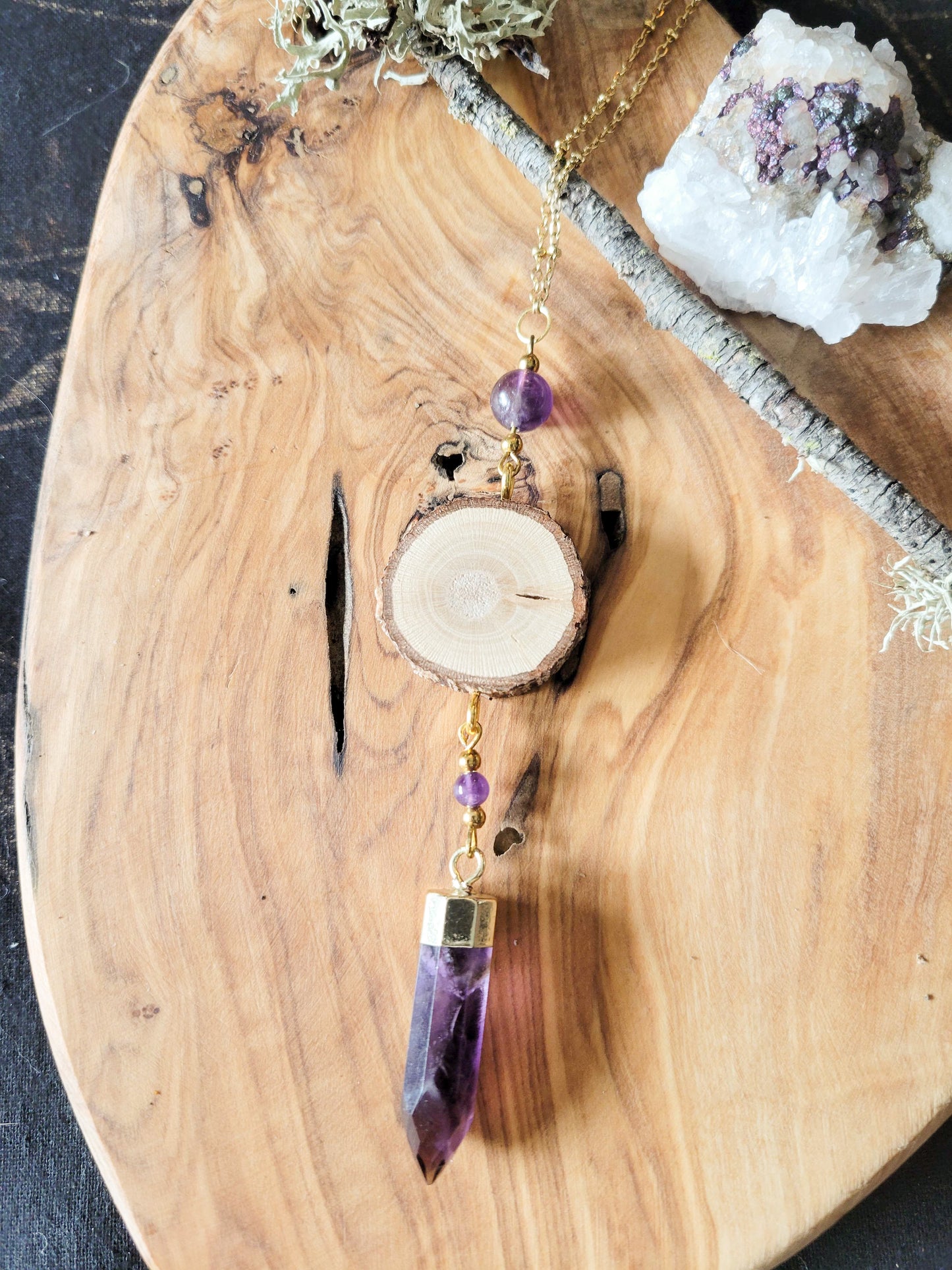 Knock On Wood Necklace