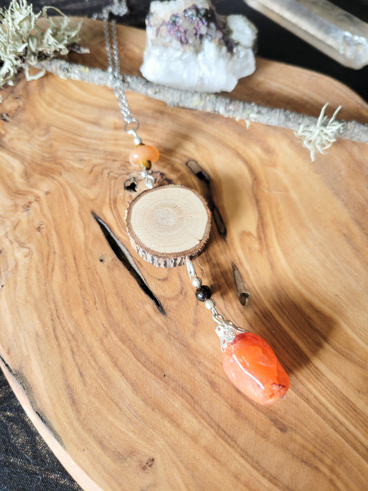 Knock On Wood Necklace