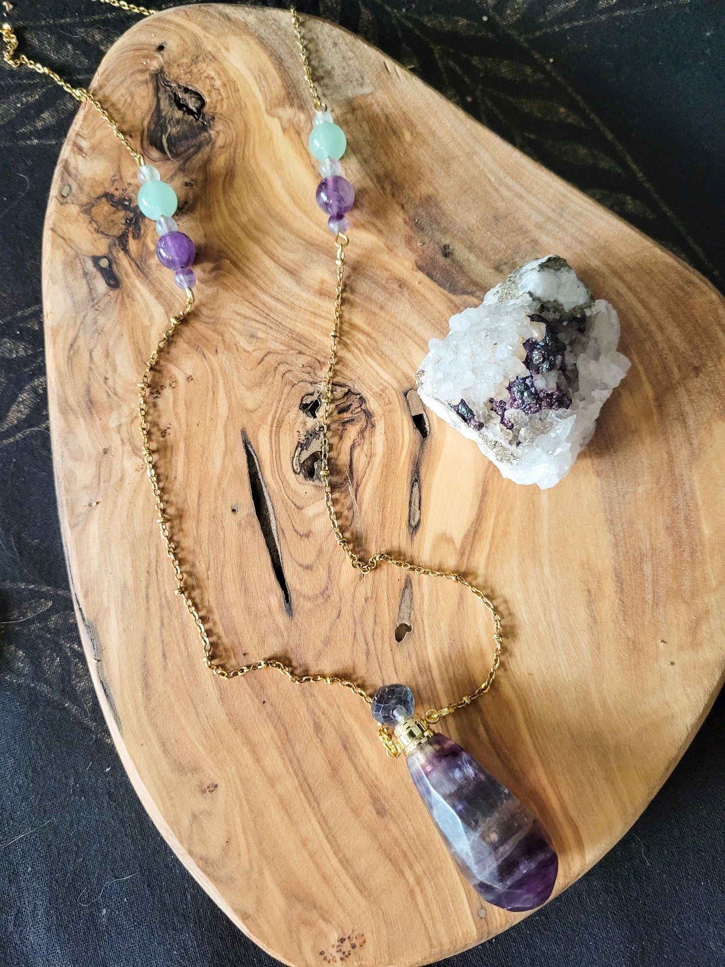 Crystal Bottle Necklace