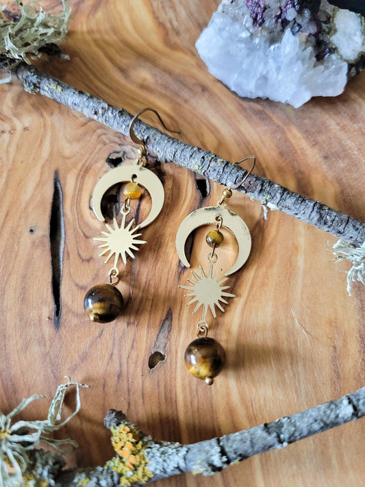 Celestial Stone Earrings