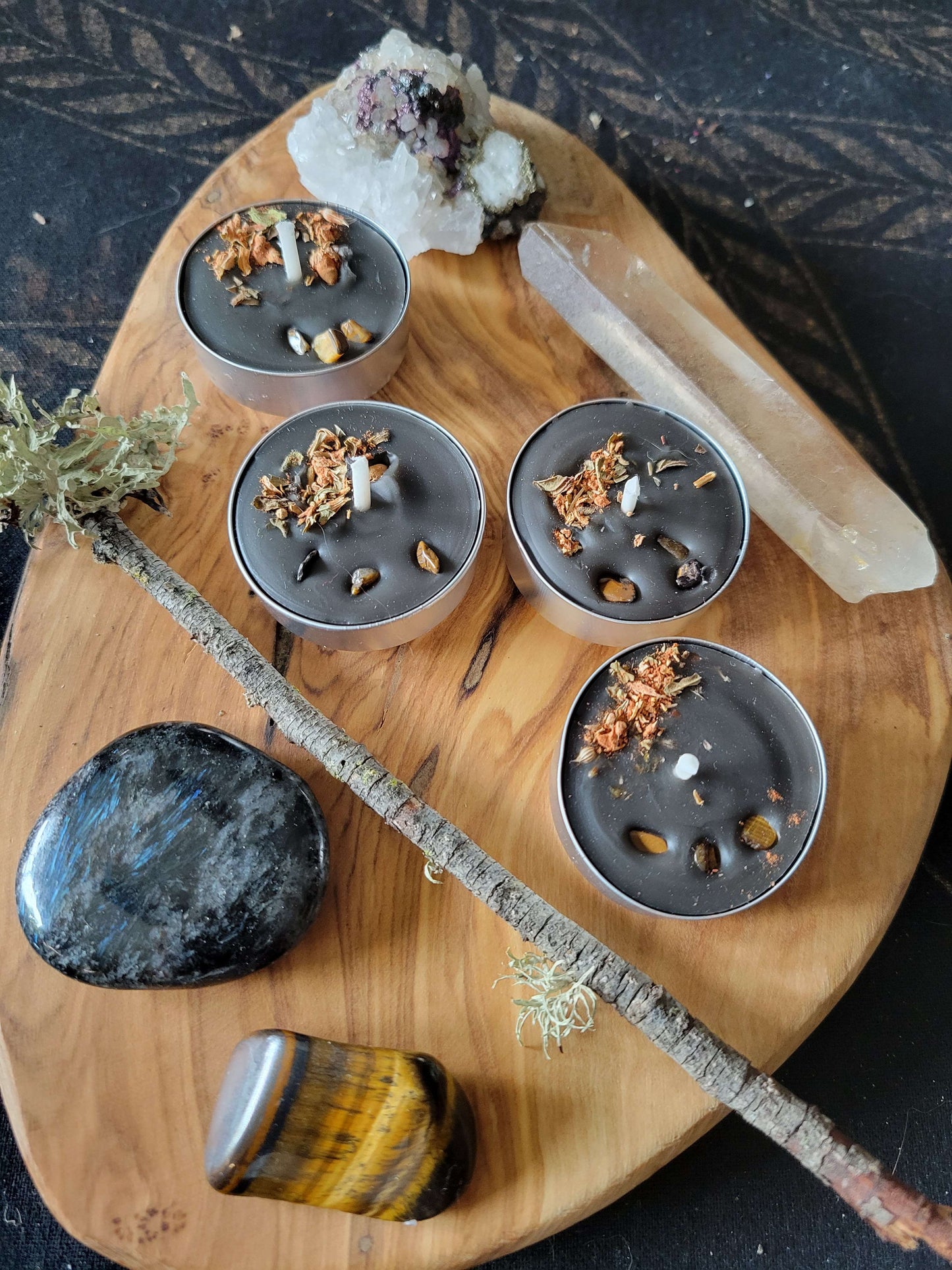 Tea Light Spell Candles - Cat Health