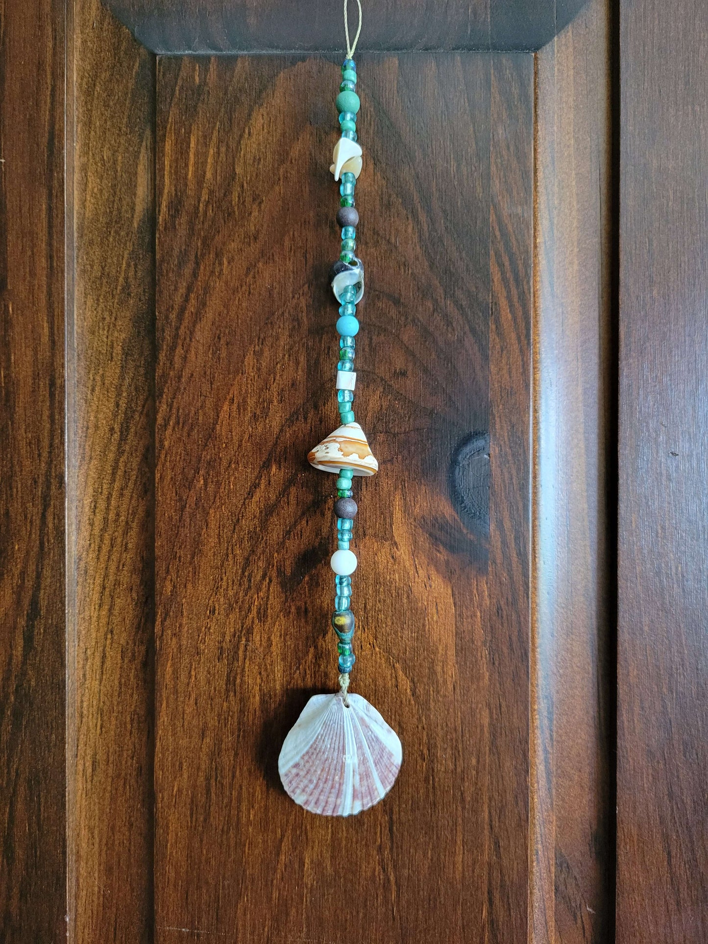 Beaded Shell Decor - Scallop