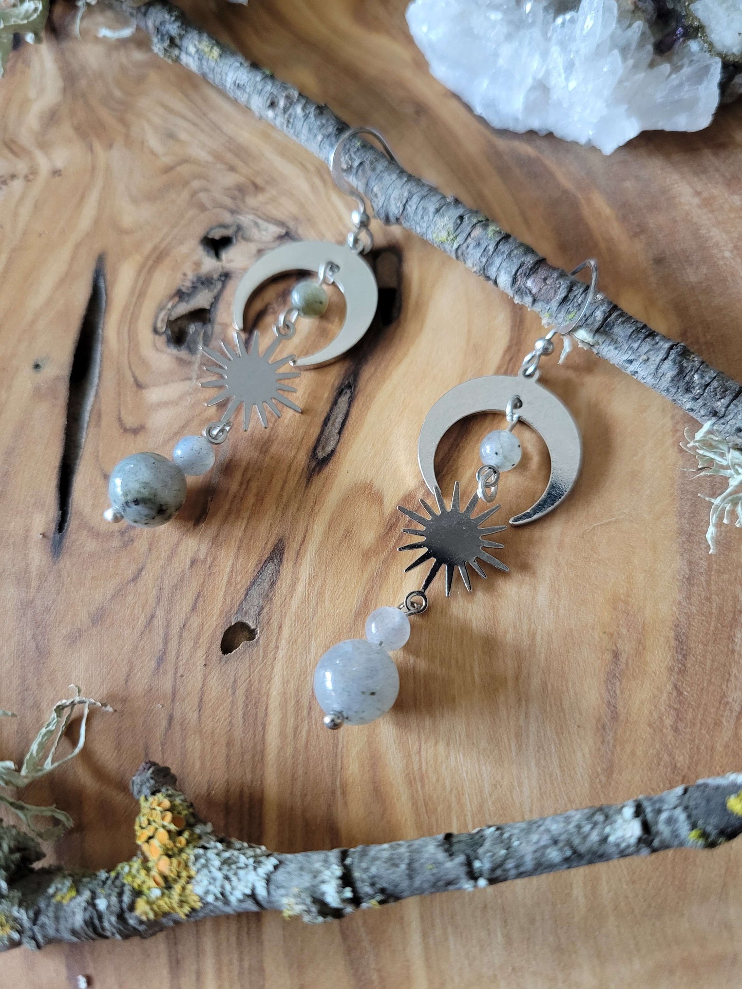 Celestial Stone Earrings