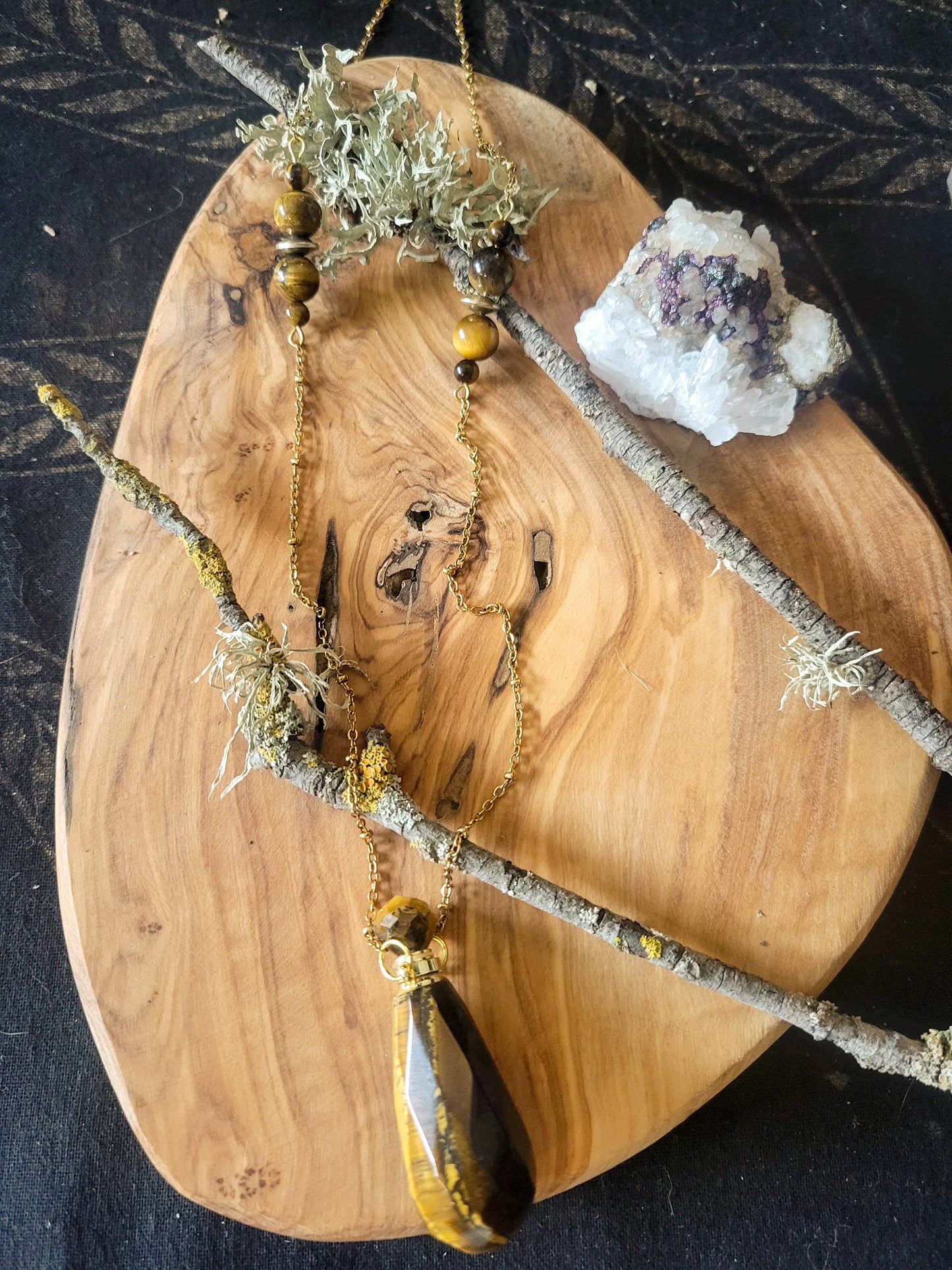 Crystal Bottle Necklace