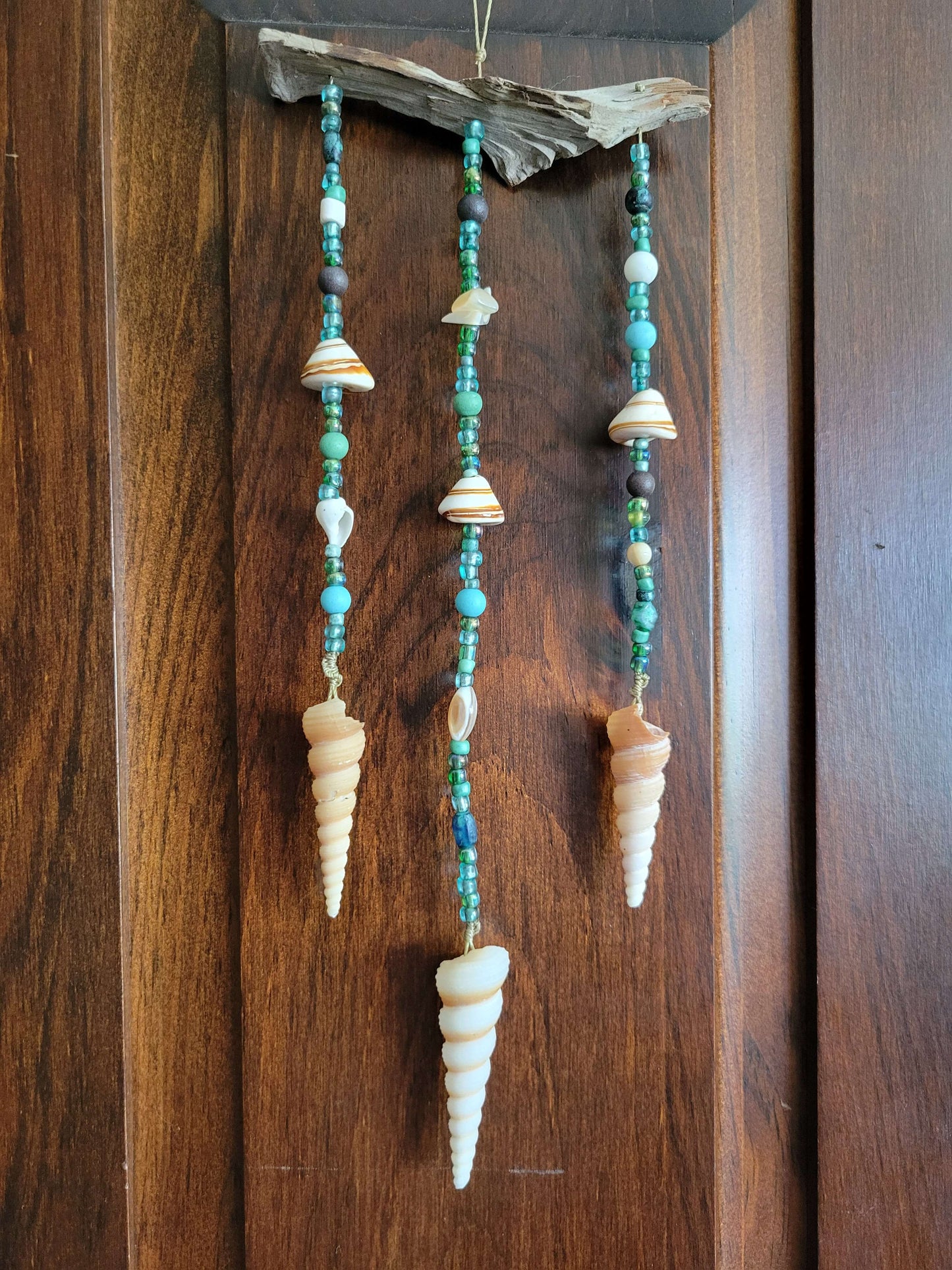 Beaded Shell Decor - Spiral Shell